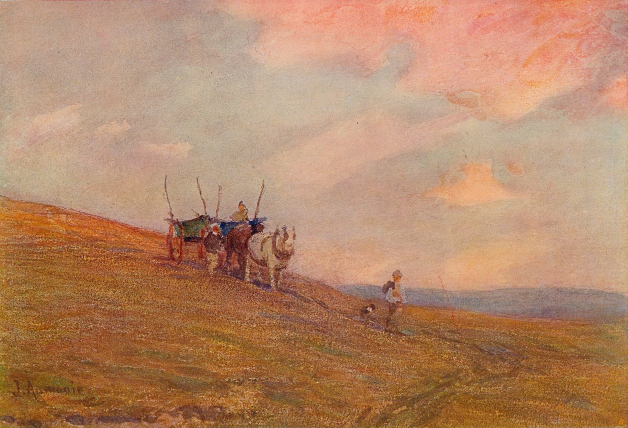 डाउन्स नियर हार्टिंग पर, c1870-1906, 1906। द्वारा जेम्स औमोनियर