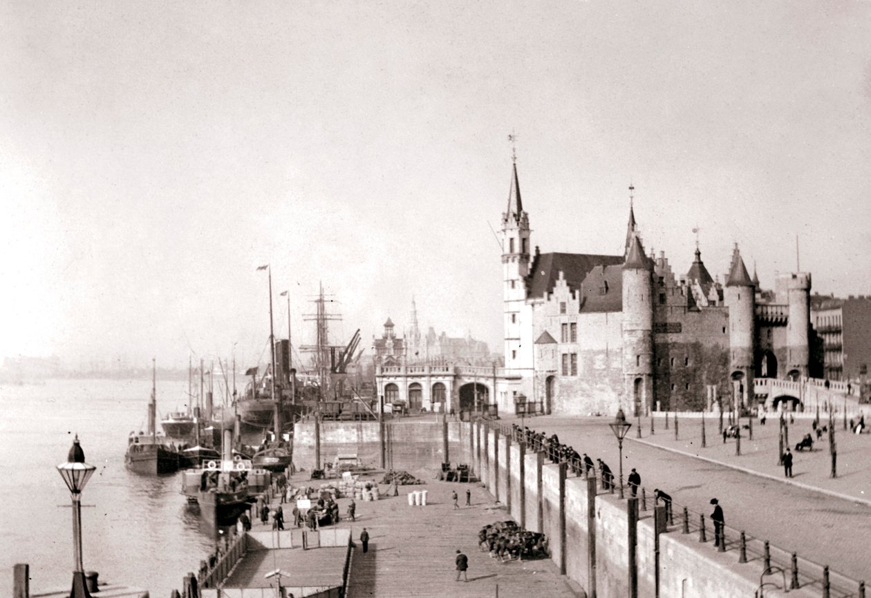 एंटवर्प, 1898। द्वारा जेम्स बैटकिन
