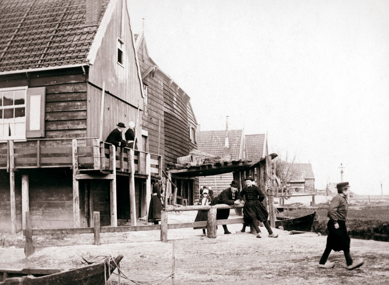 मार्कन द्वीप, नीदरलैंड, 1898 द्वारा जेम्स बैटकिन