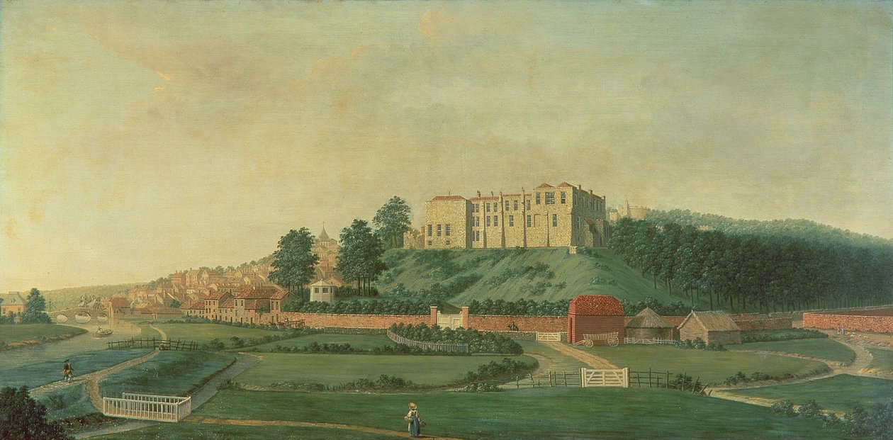 पूर्व से अरुंडेल कैसल, c.1770 द्वारा जेम्स कैंटर