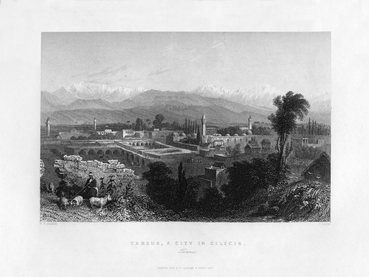 टारसस, तुर्की, 1841। द्वारा जेम्स कार्टर