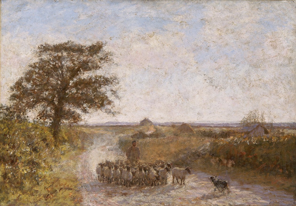 धूल भरी सड़क, 1902 द्वारा जेम्स चार्ल्स