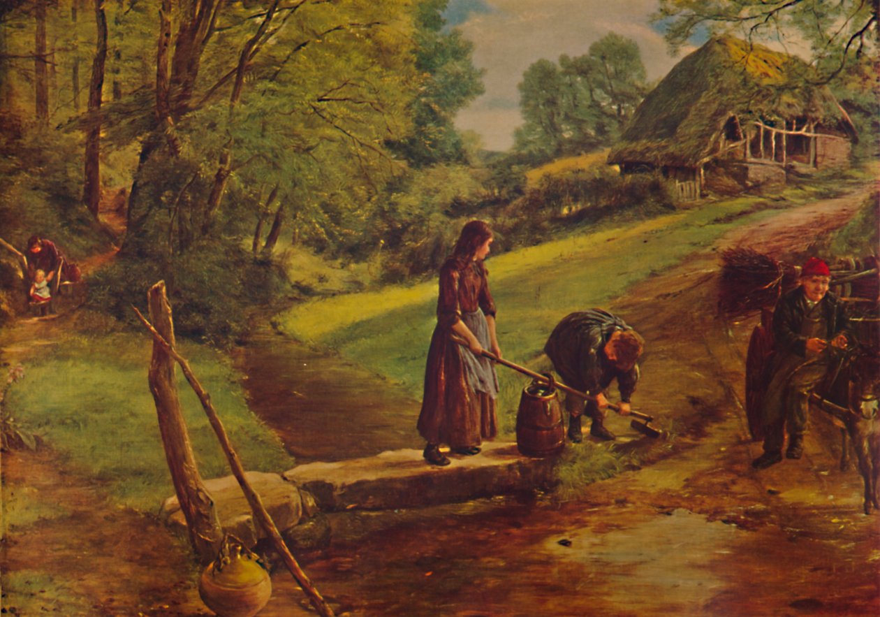 ए डेवोनशायर स्ट्रीम, 1864, 1935 द्वारा जेम्स क्लार्क हुक