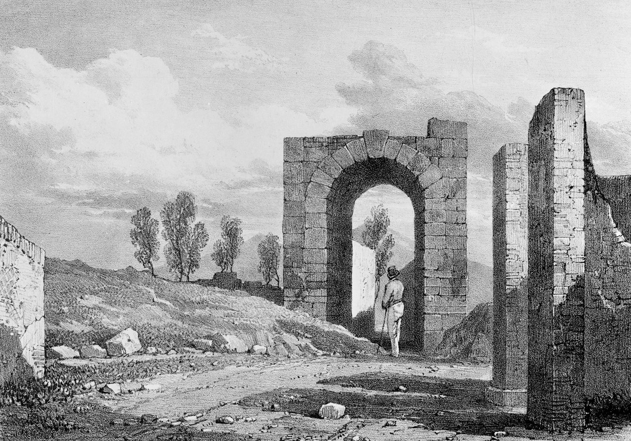 हाउ गेट, 1828 द्वारा जेम्स डफ़िल्ड हार्डिंग