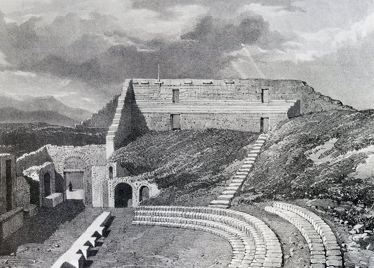 ट्रेजिक थिएटर, 1828 द्वारा जेम्स डफ़िल्ड हार्डिंग