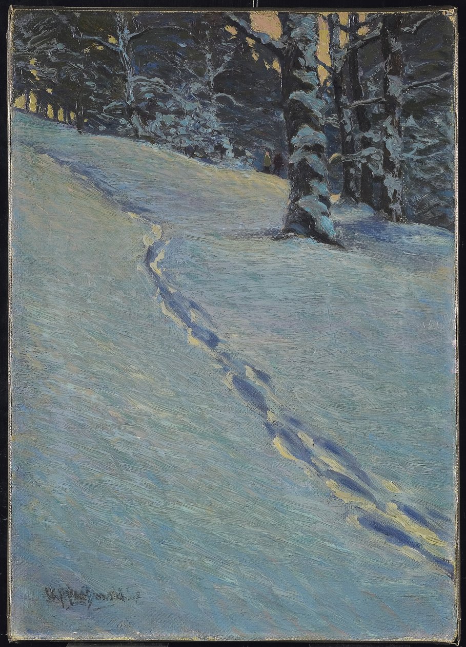 स्नो, हाई पार्क, 1912 के बाद की सुबह द्वारा जेम्स एडवर्ड हर्वे मैकडोनाल्ड