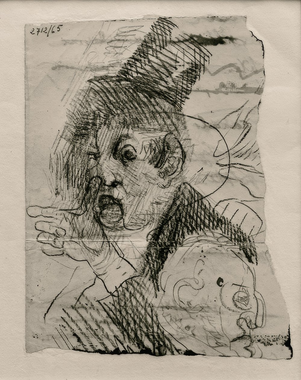 दो सिर और एक हाथ द्वारा जेम्स सिडनी Ensor