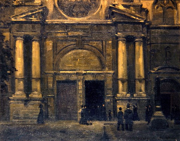 पोर्टल, c.1910 (कैनवास पर तेल) द्वारा जेम्स फेरियर (attr। To) Pryde