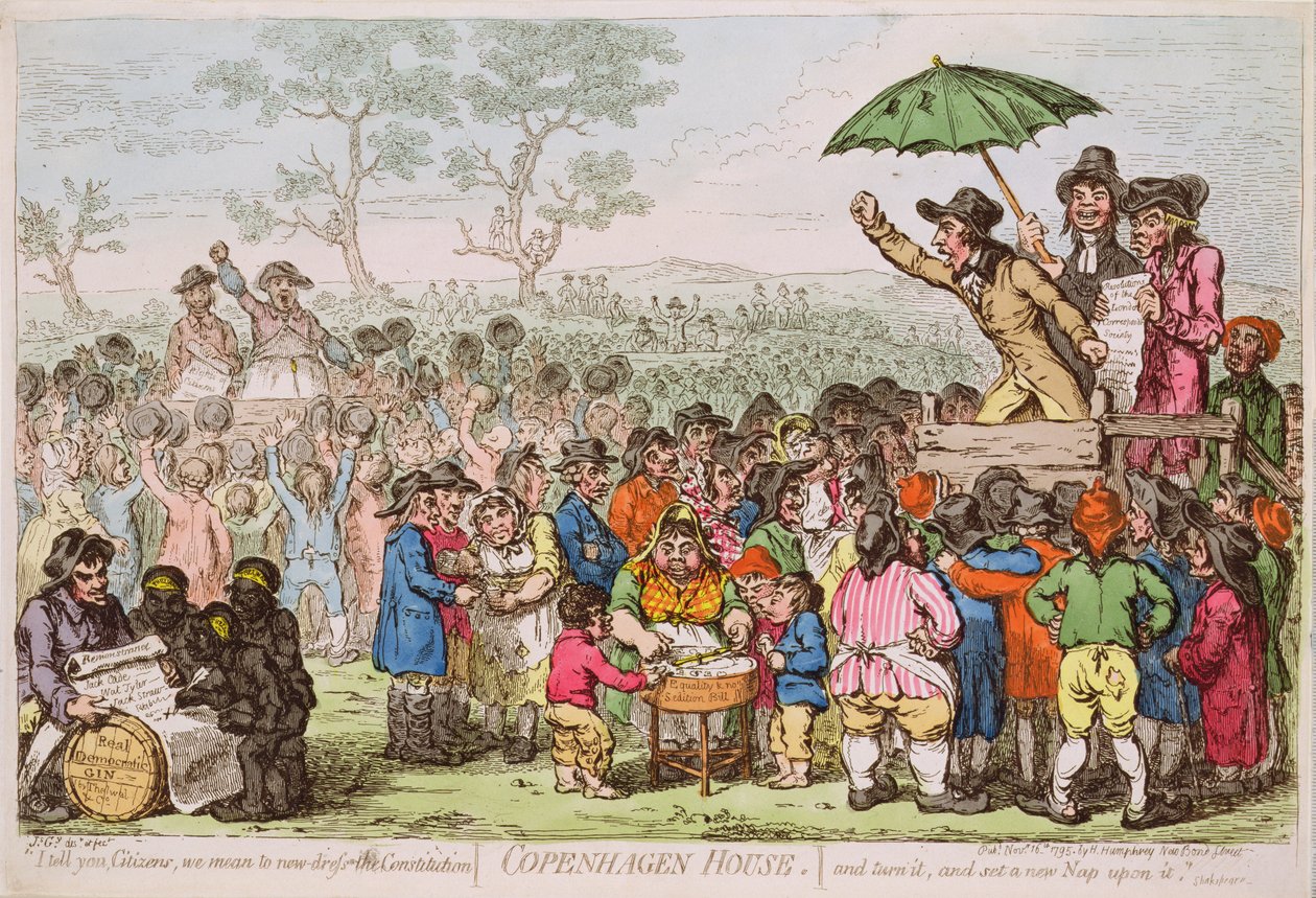 कोपेनहेगन हाउस पब। एच। हम्फ्रे, 1795 (प्रिंट) द्वारा द्वारा जेम्स गिलियरे