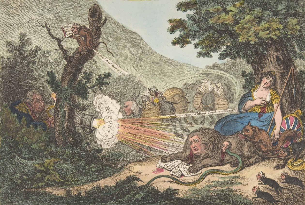 घायल शेर, 16 जुलाई, 1805।, 16 जुलाई, 1805। द्वारा जेम्स गिलियरे