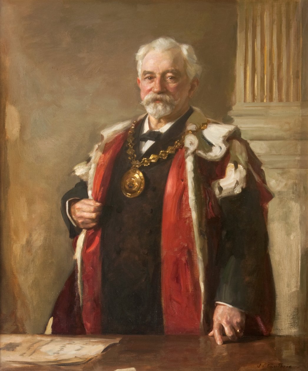 सर चार्ल्स बैरी (1840-1912) द्वारा जेम्स गुथरी