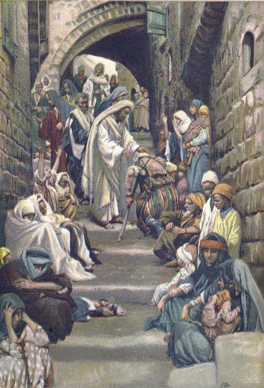 ग्रामीणों में बीमार थे, उनसे - "हमारे प्रभु यीशु मसीह के जीवन" से - "1899 में जेम्स टिसोट - जैस जोसेफ द्वारा ला वी डे नॉट सिग्नैरिटी जीसस क्राइस्ट। द्वारा जेम्स जैक्स जोसेफ टिसोट