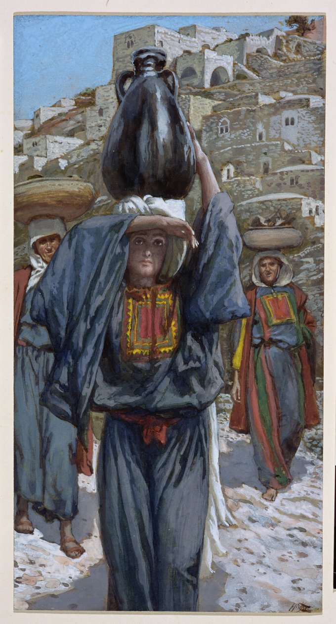 मार्था, द लाइफ ऑफ क्राइस्ट का चित्रण, c.1886-94 (पेपरबोर्ड पर wc और gouache) द्वारा जेम्स जैक्स जोसेफ टिसोट