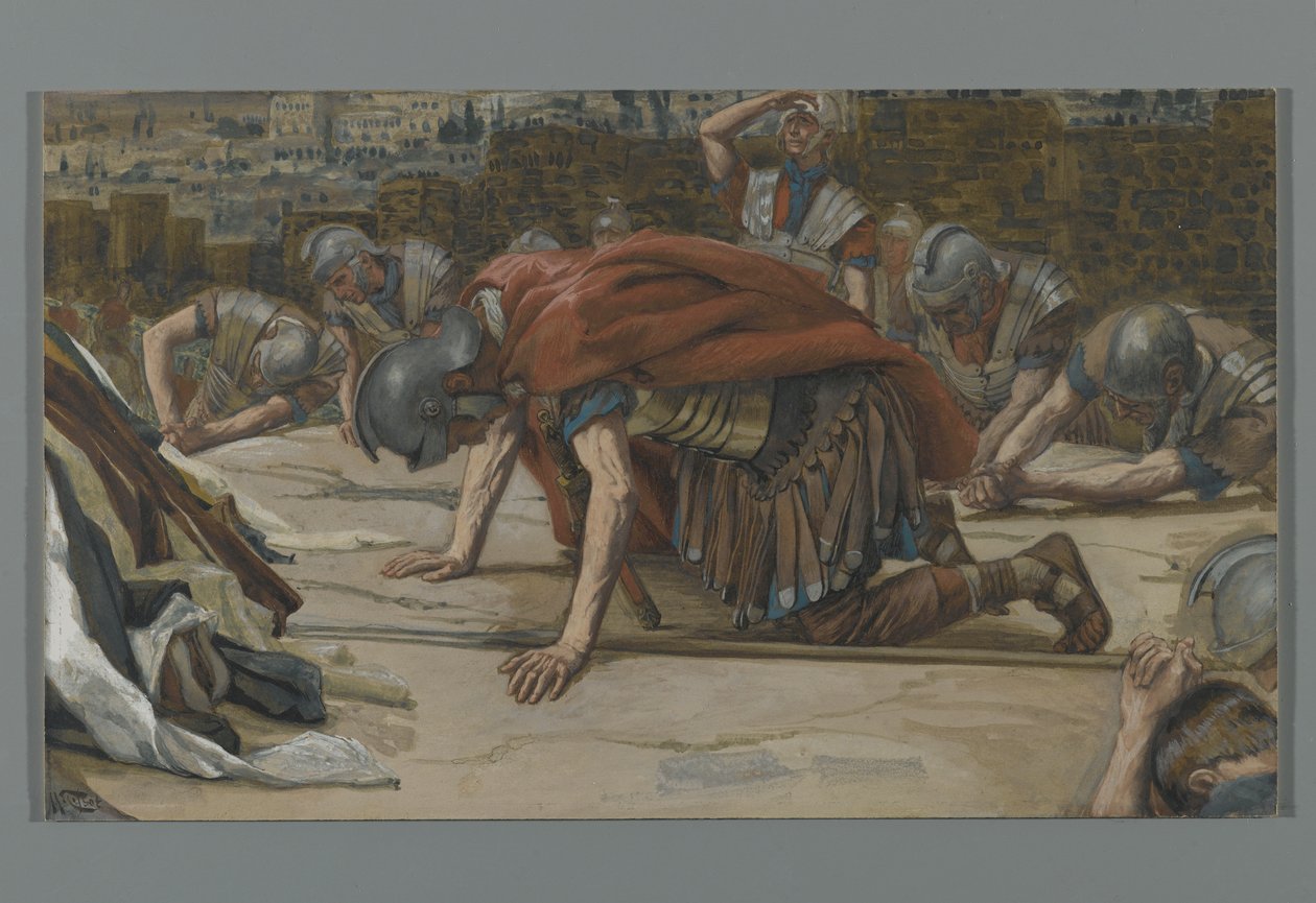 सेंचुरियन की स्वीकारोक्ति, हमारे प्रभु यीशु मसीह के जीवन से दृष्टांत, 1886-94 (कागज पर रेखांकन पर wc) द्वारा जेम्स जैक्स जोसेफ टिसोट