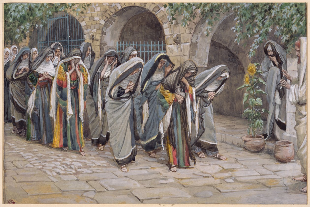 द होली वूमेन, द लाइफ फॉर क्राइस्ट का चित्रण, c.1886-94 (wc और gouache on paperboard) द्वारा जेम्स जैक्स जोसेफ टिसोट
