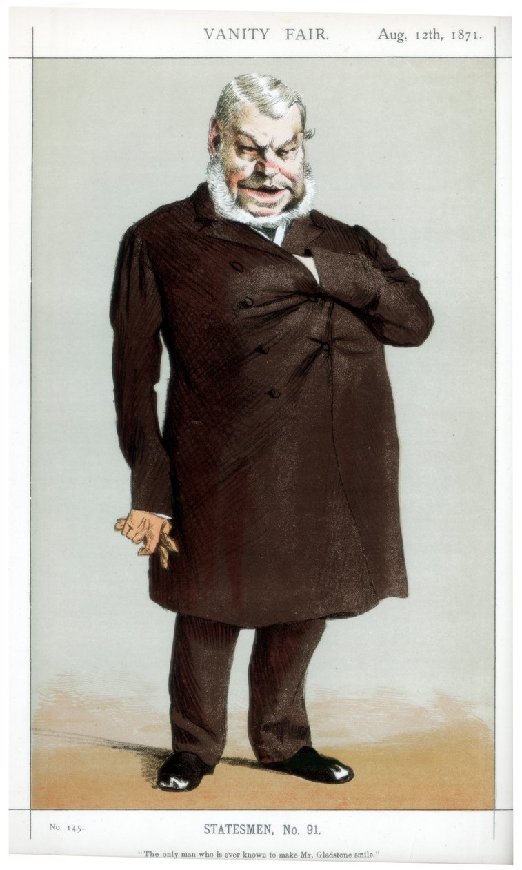 एकमात्र व्यक्ति जो कभी श्री ग्लैडस्टोन मुस्कान, 1871 बनाने के लिए जाना जाता है द्वारा जेम्स जैक्स जोसेफ टिसोट