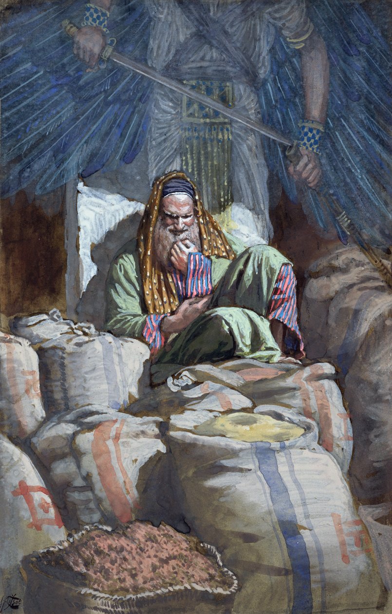 तू मूर्ख, यह रात तेरा आत्मा होगा की आवश्यकता, मसीह के जीवन के लिए चित्रण, c.1886-94 (पेपरबोर्ड पर wc और gouache) द्वारा जेम्स जैक्स जोसेफ टिसोट