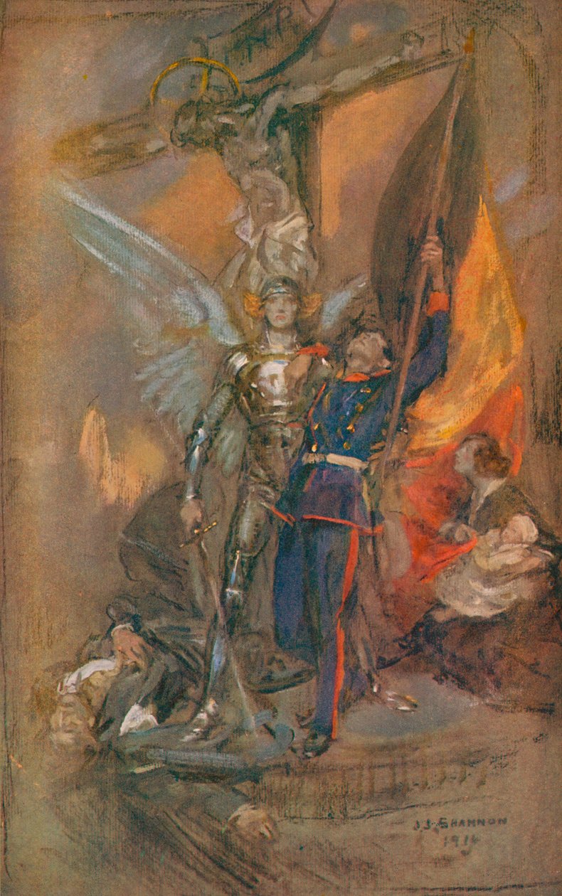 बेल्जियम के सेंट माइकल, 1914, 1914 द्वारा जेम्स जेबुसा शैनन