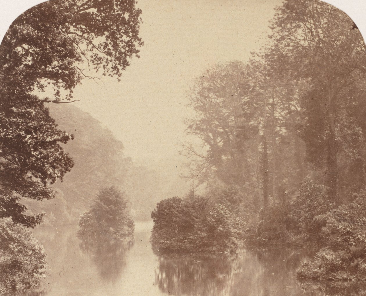 शाम, 1855। द्वारा जेम्स नाइट
