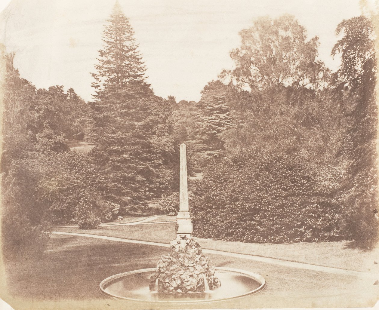 बगीचे में। ब्लेनहेम, 1853-56। द्वारा जेम्स नाइट