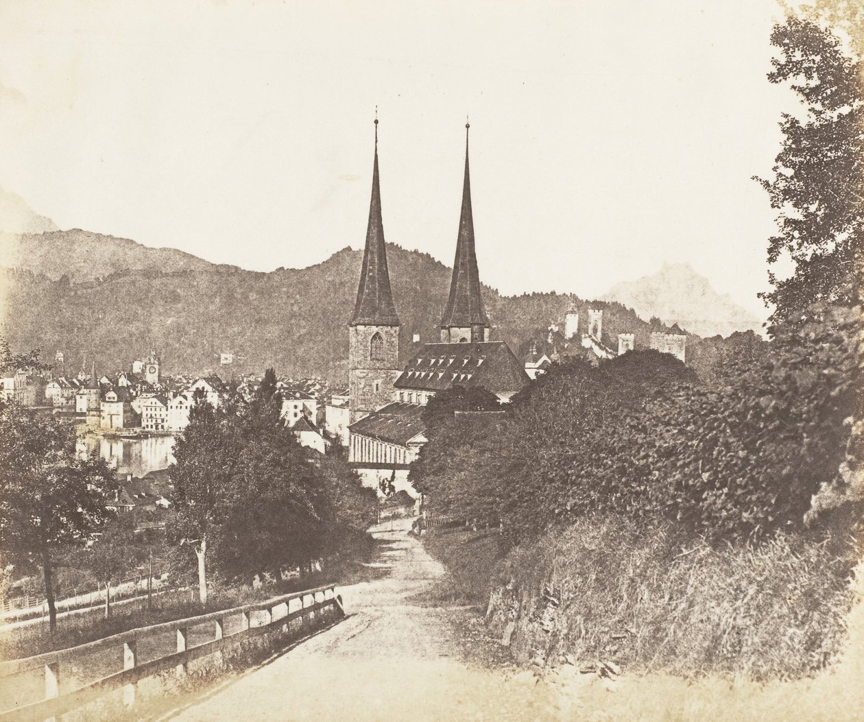 ल्यूसर्न, 1853-56। द्वारा जेम्स नाइट