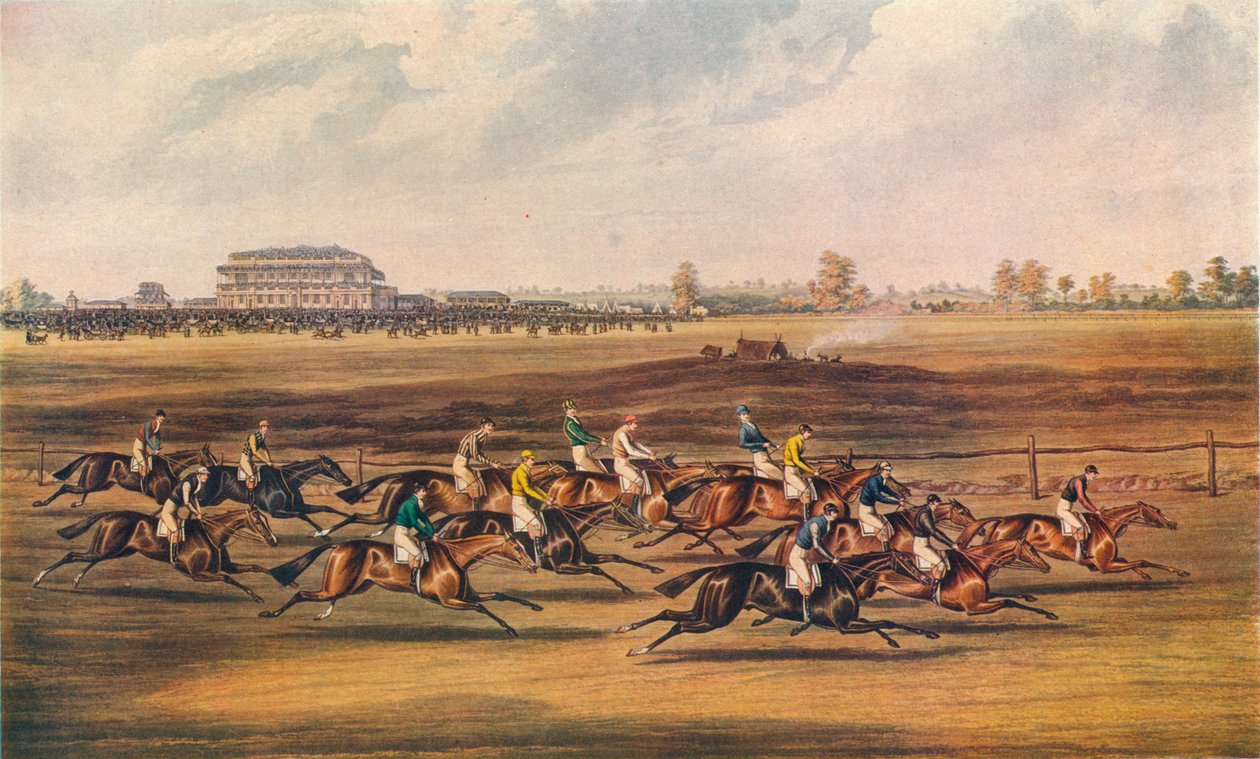 ग्रेट सेंट लेगर स्टेक्स, 1836 के लिए दौड़। आकर्षण - 1837 में अच्छी शैली। द्वारा जेम्स पोलार्ड