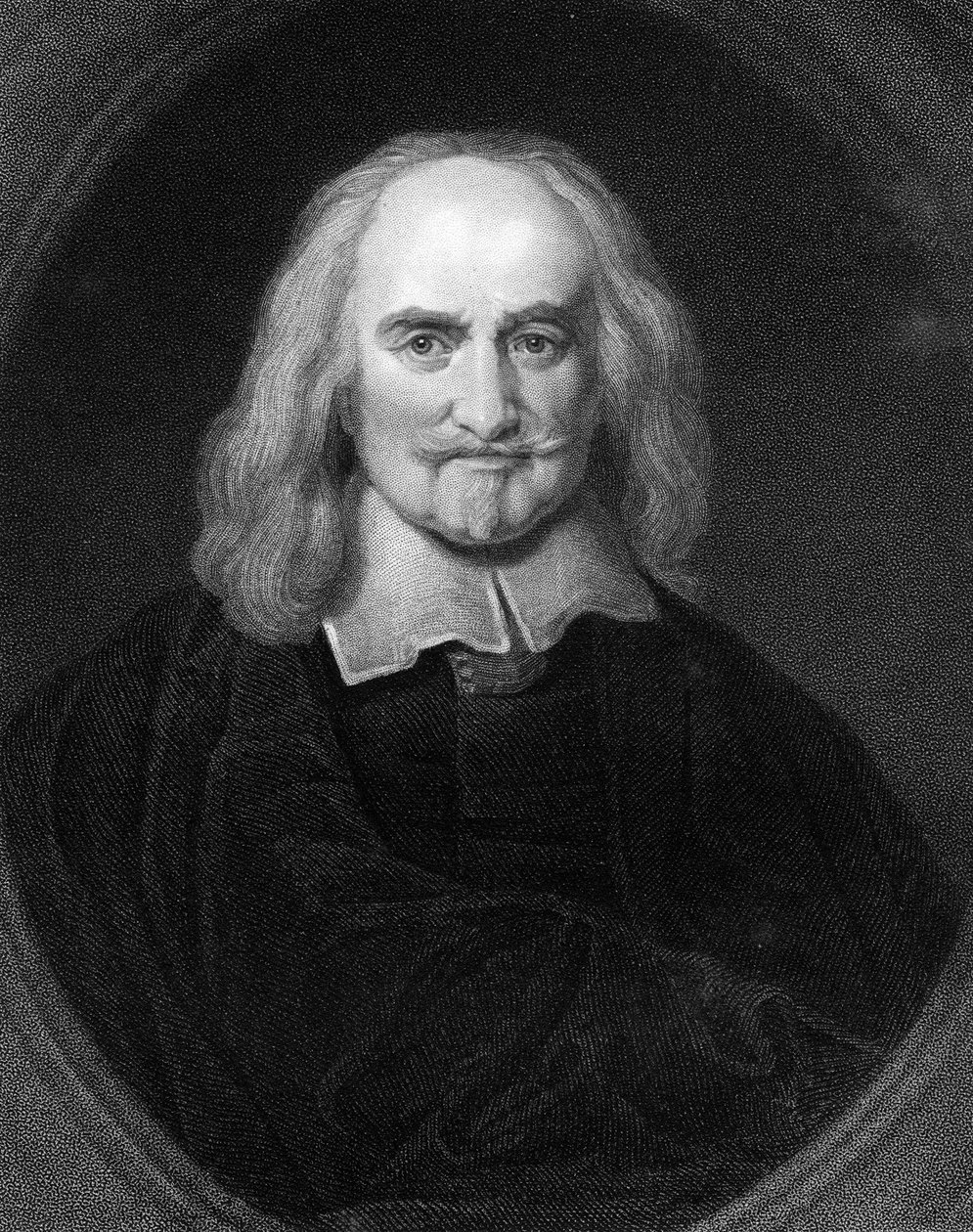 थॉमस हॉब्स, 17 वीं शताब्दी के अंग्रेजी दार्शनिक, 1836। द्वारा जेम्स पॉसलावेइट