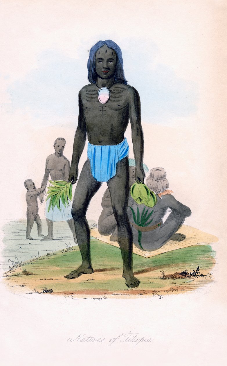 तिलकोपिया के मूल निवासी, c1850। द्वारा जेम्स प्रिचर्ड