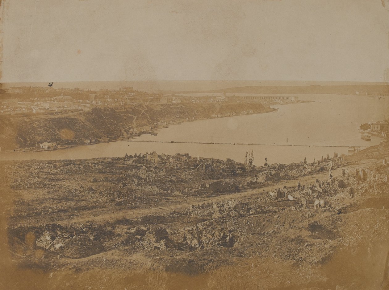 फोर्ट निकोलस, सेवस्तोपोल, 1855 द्वारा जेम्स रॉबर्टसन