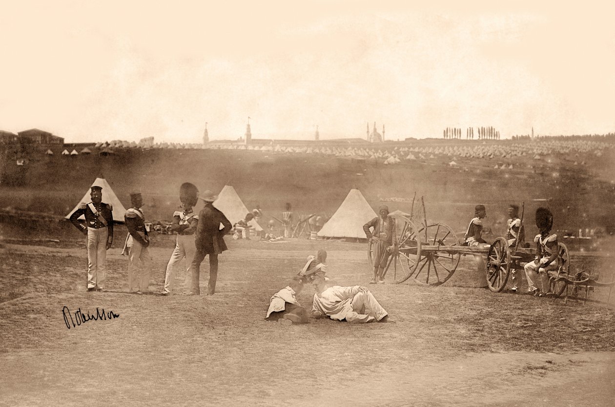मेन गार्ड, ग्रेनेडियर गार्ड्स, हैदर पाशा, स्कूटरी, 1854 द्वारा जेम्स रॉबर्टसन