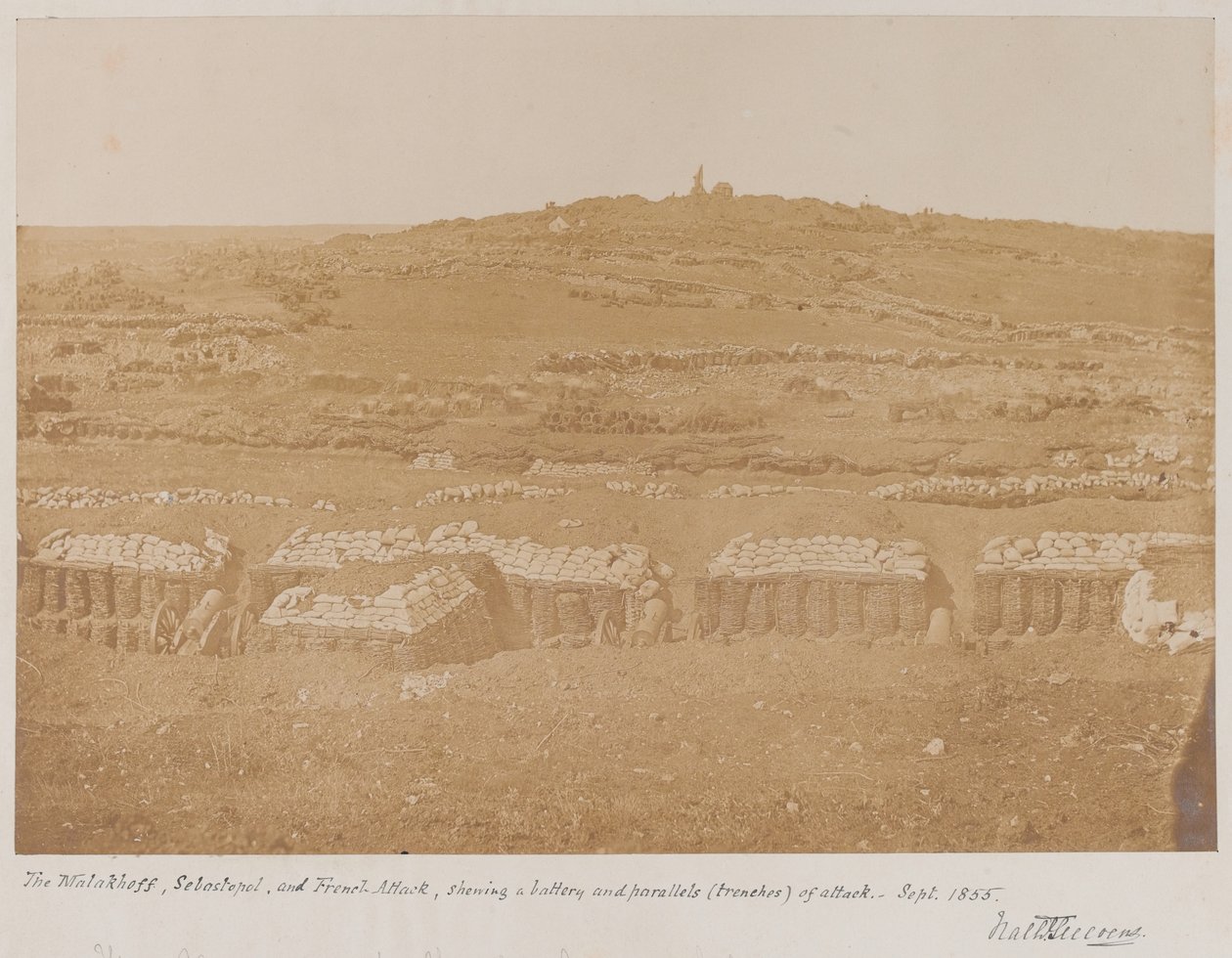मामेलोन से मालखोव की ओर देखें, 1855 द्वारा जेम्स रॉबर्टसन
