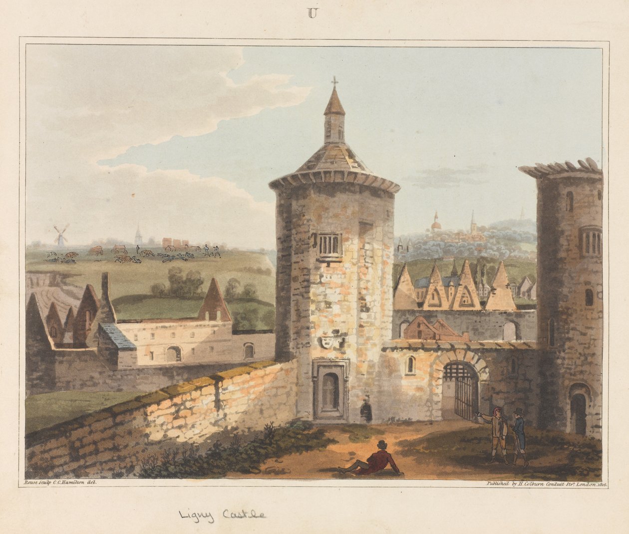  लेलो कैसल , 1815 द्वारा जेम्स राउज़