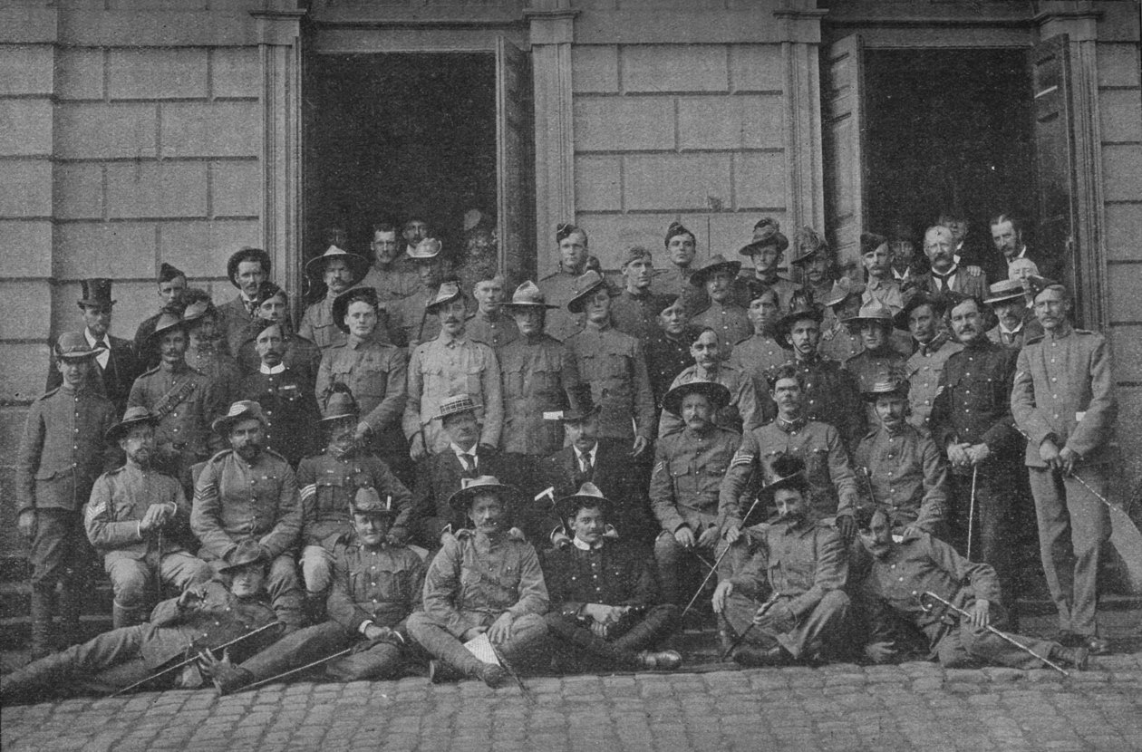 द विजिट ऑफ़ द कोलोनियल्स टू विंडसर, 1902 द्वारा जेम्स रसेल एंड संस