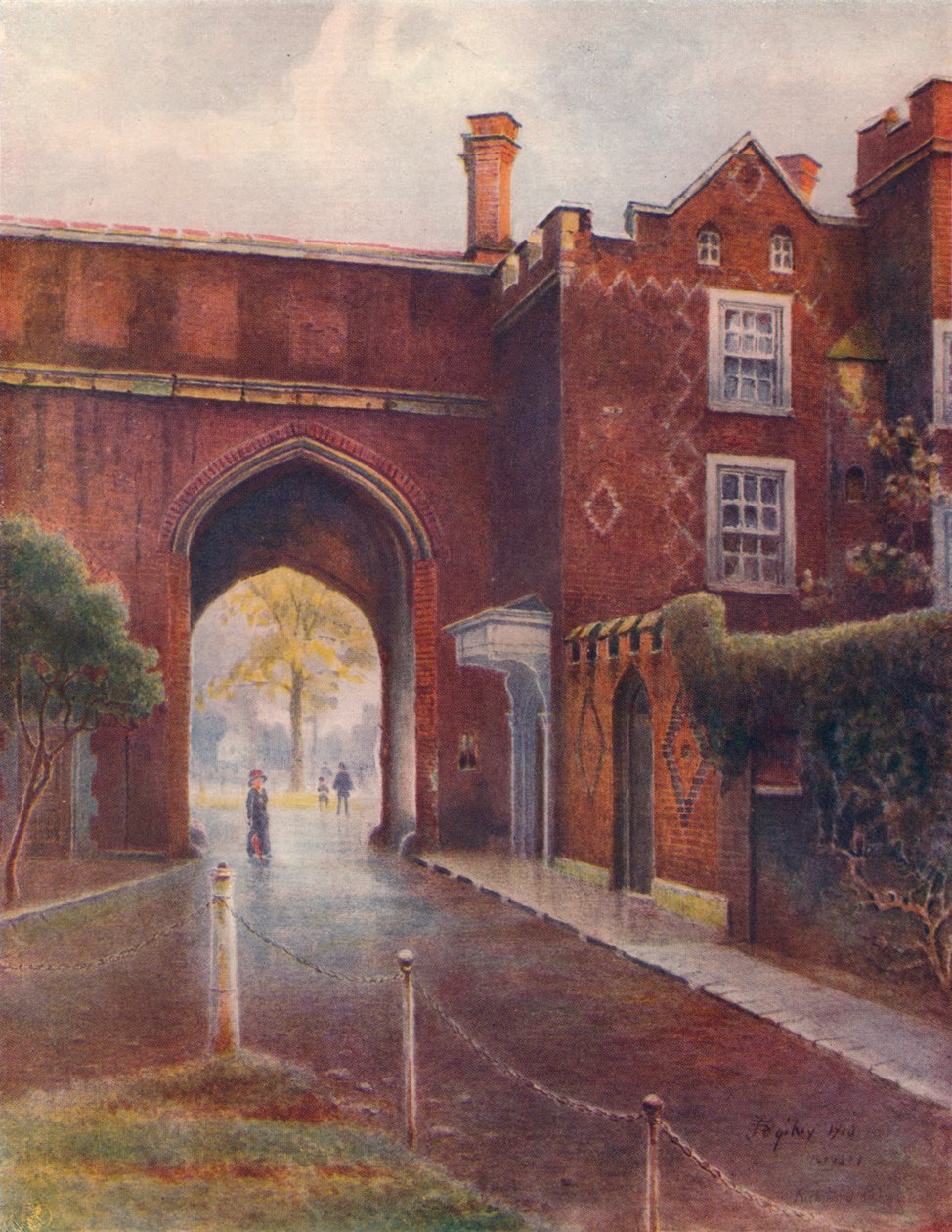 गेटवे ऑफ रिचमंड पैलेस, 1910, 1914 द्वारा जेम्स एस ओगिल्वी