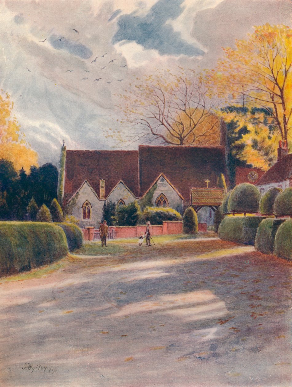 थोर्प चर्च, c1911, 1914 द्वारा जेम्स एस ओगिल्वी