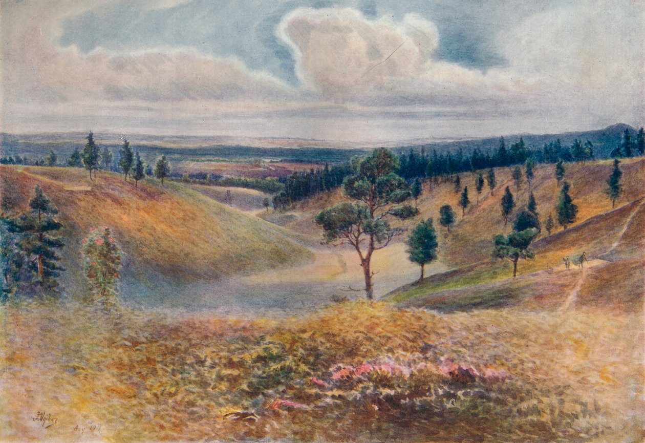 बीकन हिल, हिंडहेड, 1911, 1914 से देखें द्वारा जेम्स एस ओगिल्वी