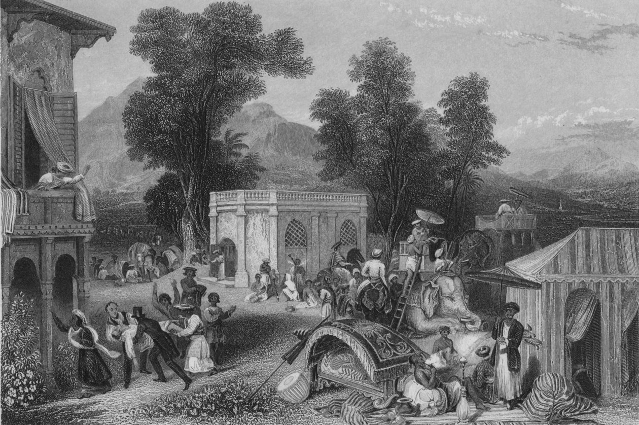 बिशप हेबर की मृत्यु, 1846 द्वारा जेम्स सैंड्स