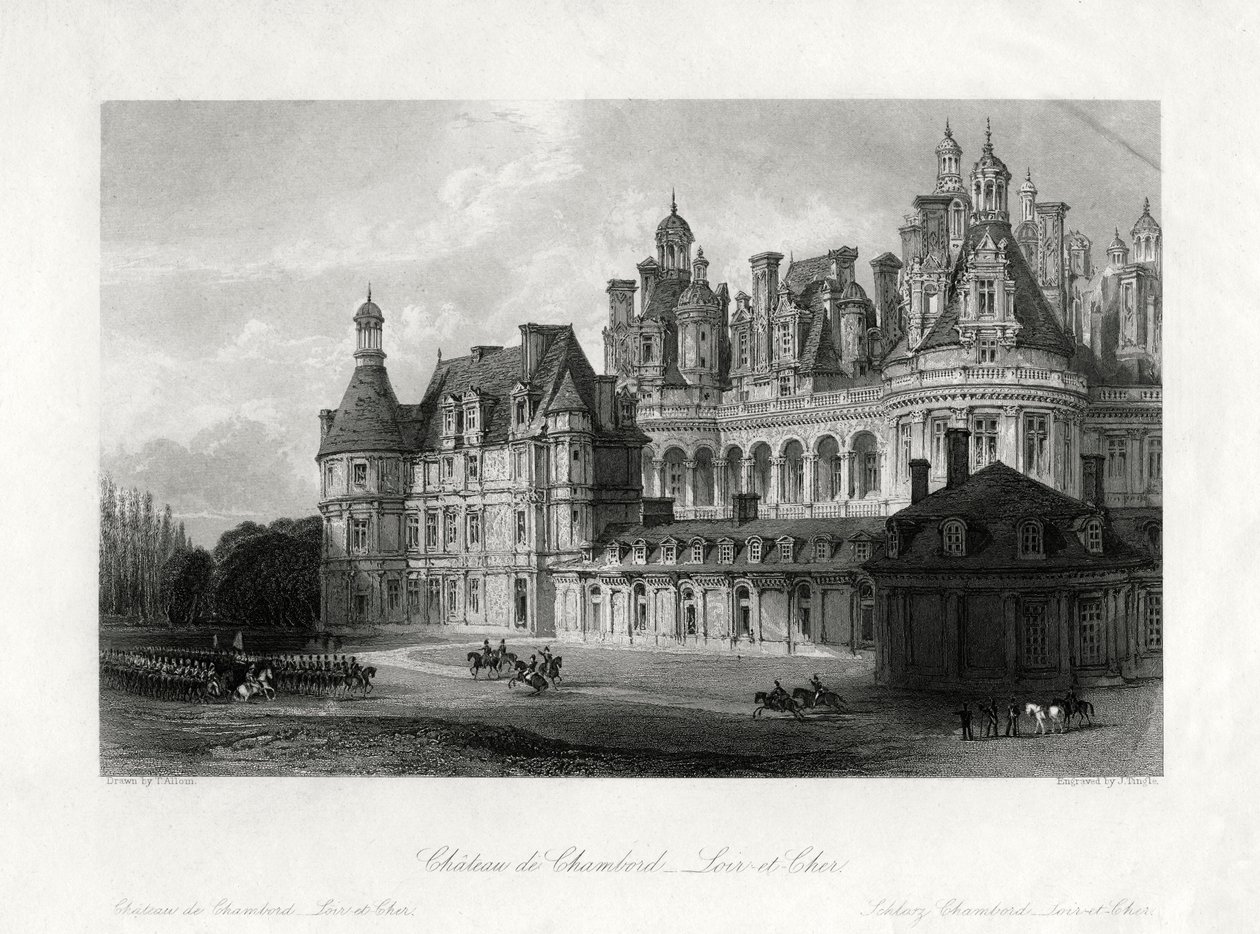 शैटो डी चम्बोर्ड, लोइर-एट-चेर, फ्रांस, 1875 द्वारा जेम्स टिंगल