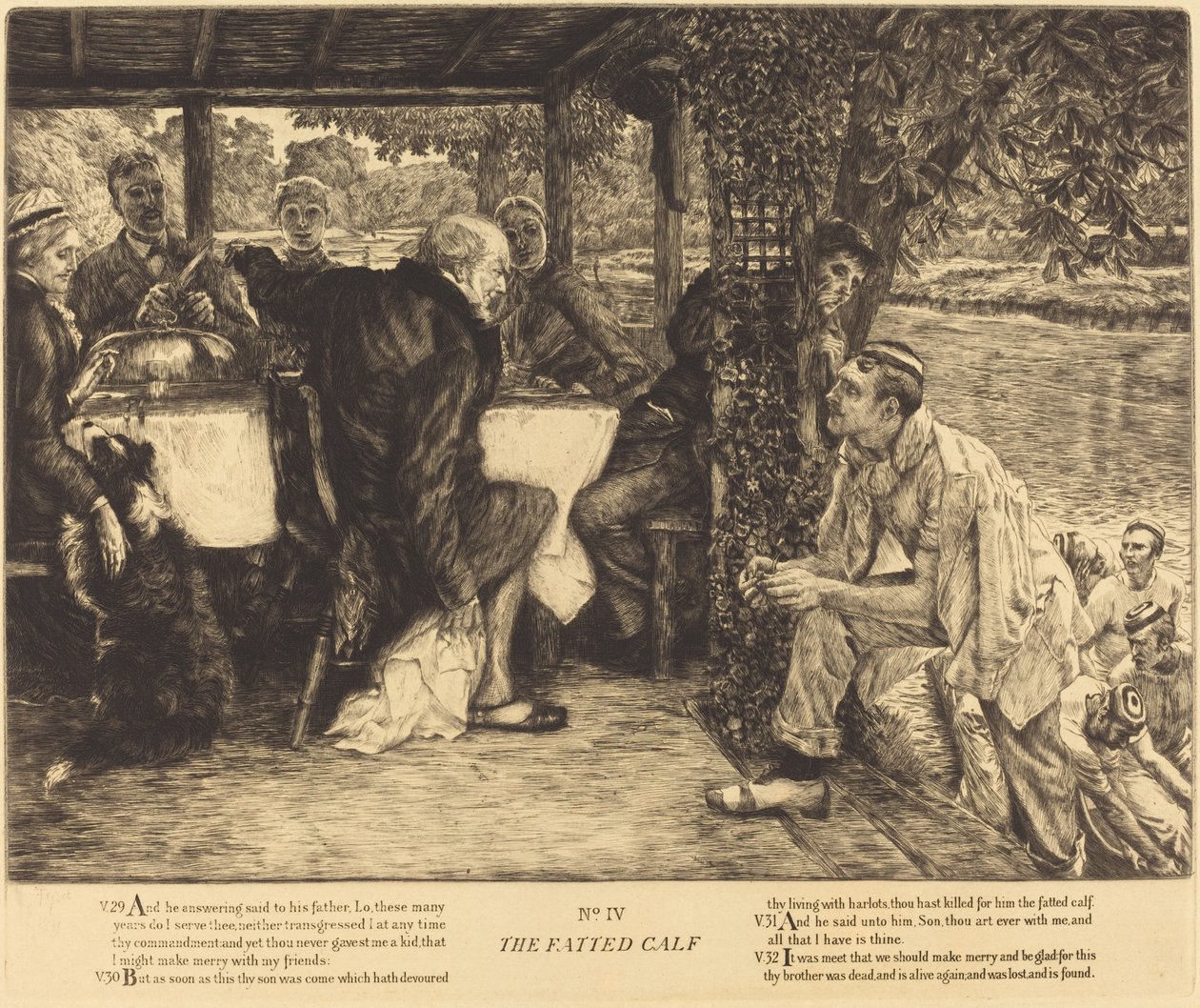 फटा हुआ बछड़ा, 1882। द्वारा जेम्स टिसोट