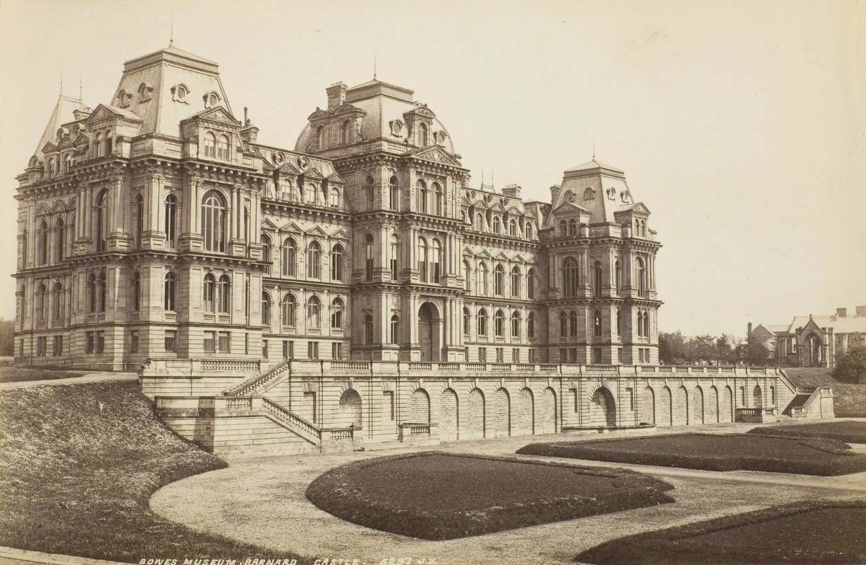 बोवेस संग्रहालय, बरनार्ड कैसल, सीए। 1880. द्वारा जेम्स वेलेंटाइन