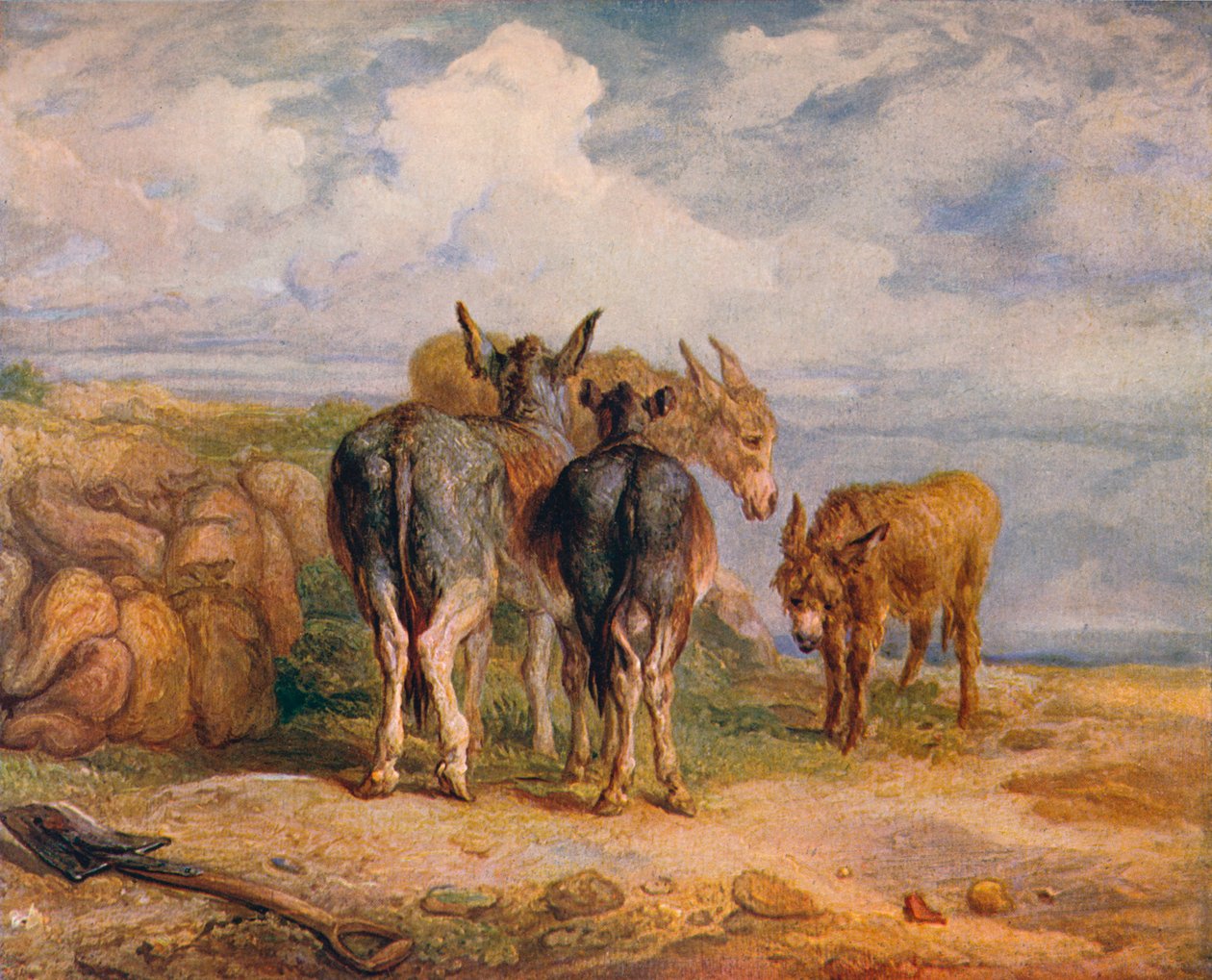 गधे, c1831 1904 द्वारा जेम्स वार्ड