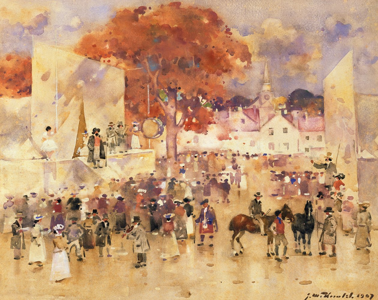 स्कॉटिश मेला, 1907 द्वारा जेम्स वैटरस्टन हेराल्ड