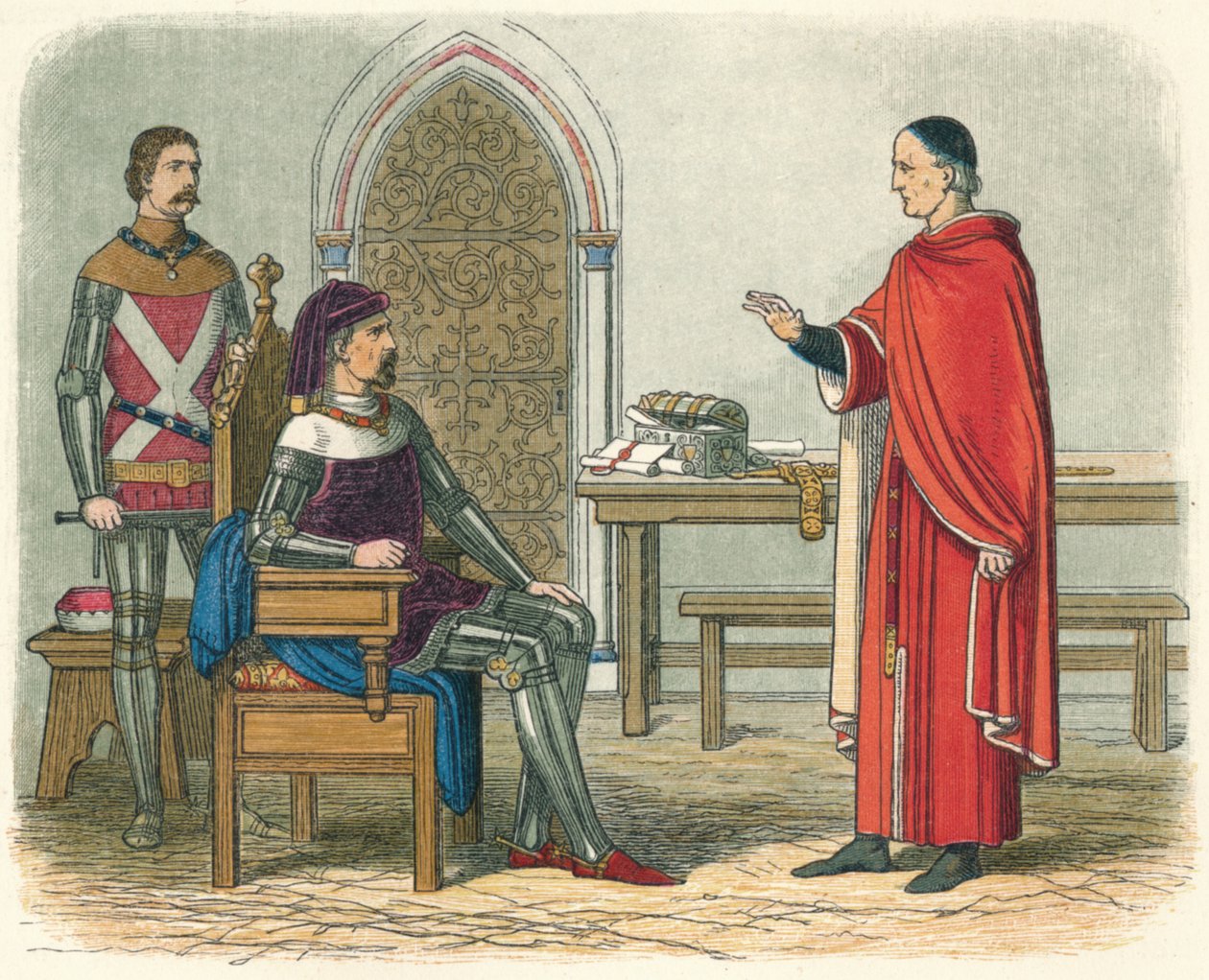 Gascoigne एक पूर्वस्वामी या सहकर्मी को सजा देने से इंकार करता है, 1405 1864 द्वारा जेम्स विलियम एडमंड डॉयल
