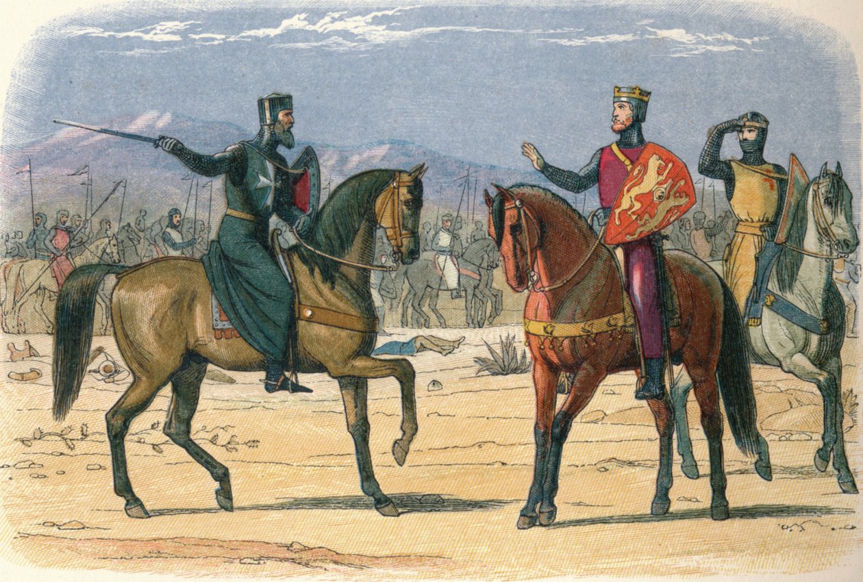 रिचर्ड और मास्टर ऑफ सेंट जॉन, 1191 1864 द्वारा जेम्स विलियम एडमंड डॉयल