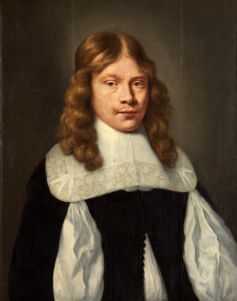 पोर्ट्रेट ऑफ़ ए यंग मैन, c.1645 द्वारा जन जाँज। डे स्टोमी