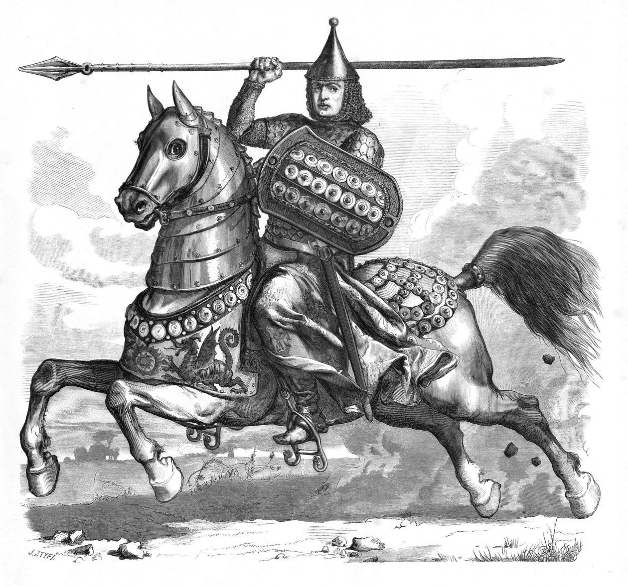 ट्रोजडेन प्रिंस कैज़र्सकी ग्राफिक जन माटेजो 1876 द्वारा जान अलज्जज़ी माटेजो