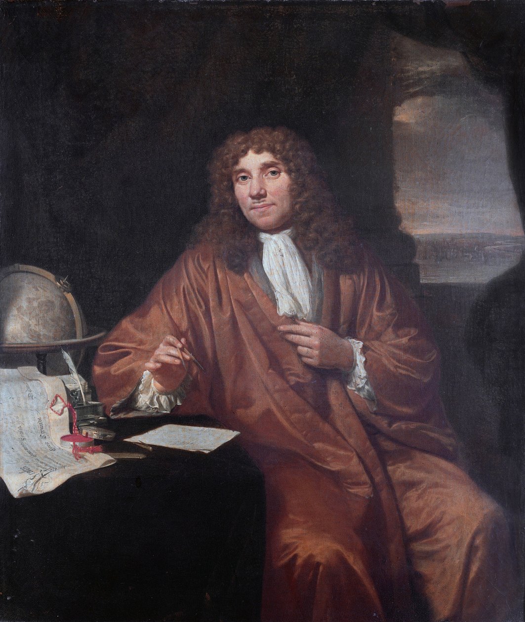 एंथोनी वैन लीउवेनहोक का पोर्ट्रेट (1632-1723) द्वारा जान वर्कोलजे