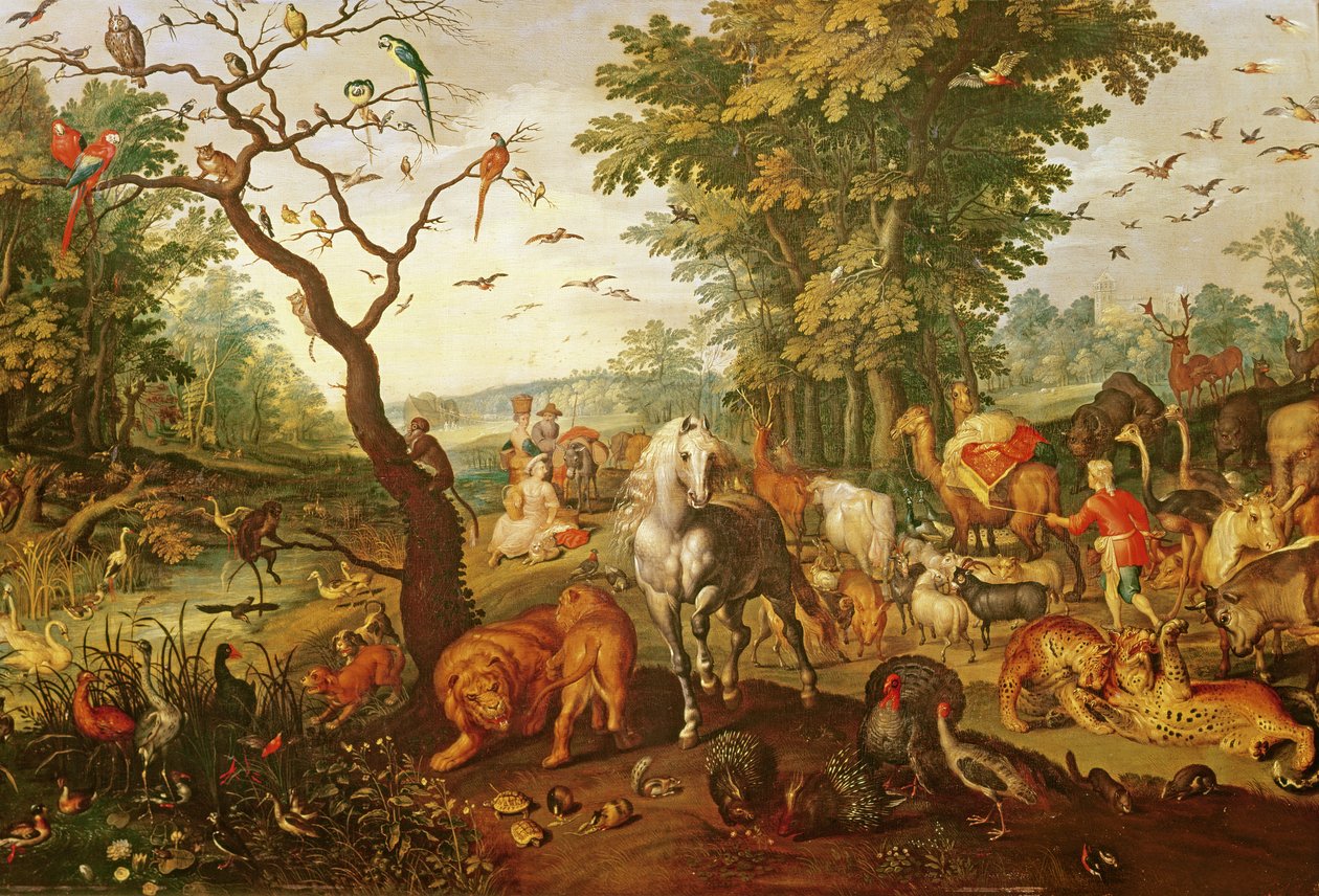 नूह के सन्दूक, 1613 के बाद द्वारा जन एल्डर ब्रूघेल