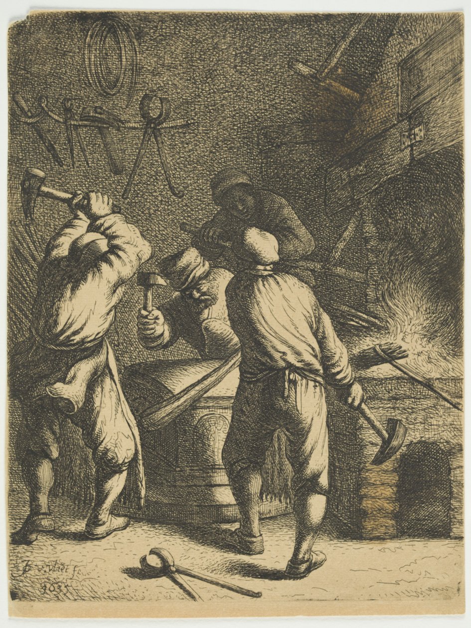 फोर्ज, 1630-35 द्वारा जान जॉर्ज वैन व्लिट