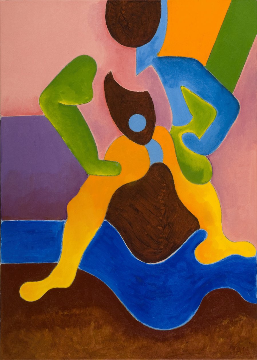 अनुभवहीन ऊंट चालक, 2009 (कैनवास पर तेल) द्वारा जान ग्रोनबर्ग